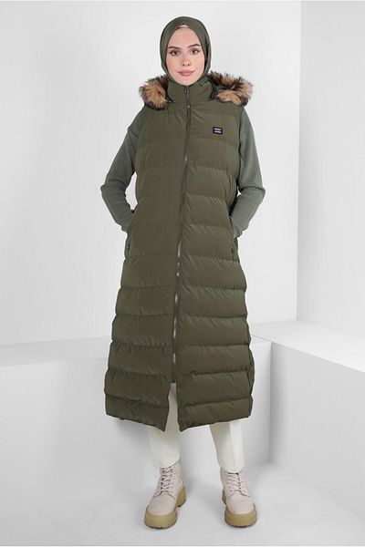 Alvina Hooded Inflatable Vest 90418