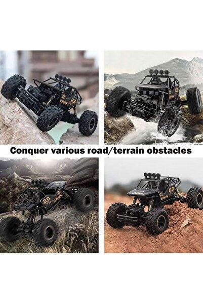 Yelajoy Remote Control Car,4WD Rock Crawlers 4x4 Driving ,Double Motors Drive, Model Off-Road Vehicle Toy