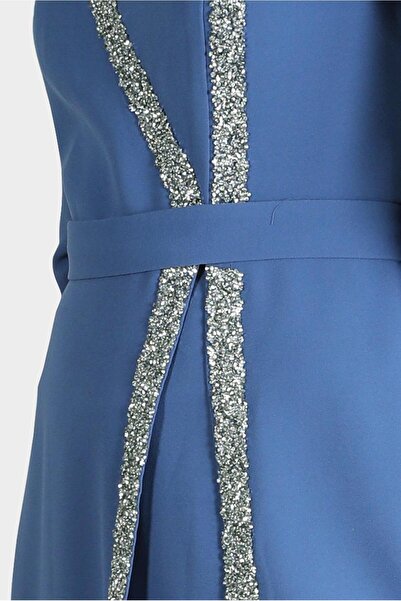 Alvina Taşlı Şerit Detaylı Abiye 50202