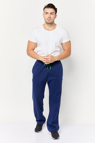 Levi's Men Regular Fit Embroidered Logo Training Track Pants, Dark Blue