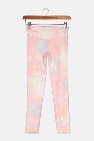 Nike Kids Girl Allover Print Tights, Pink Comno