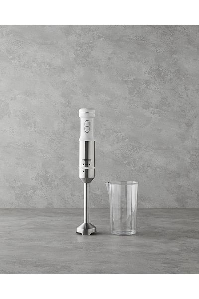 English Home Elb 3001 4 Blade Hand Blender 1500W White-Chrome