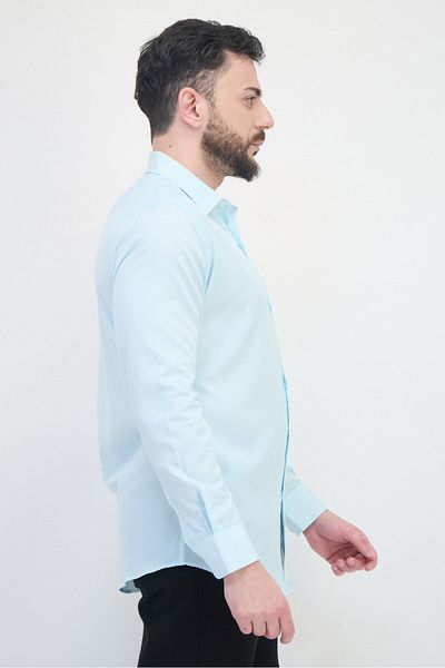 Scotch & Soda Men Modern Fit Stripe Long Sleeve Dress Shirt, Multicolor