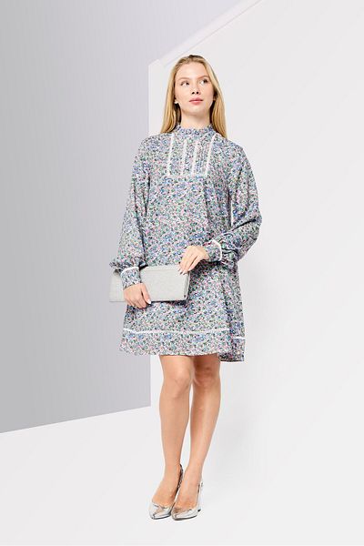 Scotch & Soda Women Allover Print Mini Dress, Multicolor