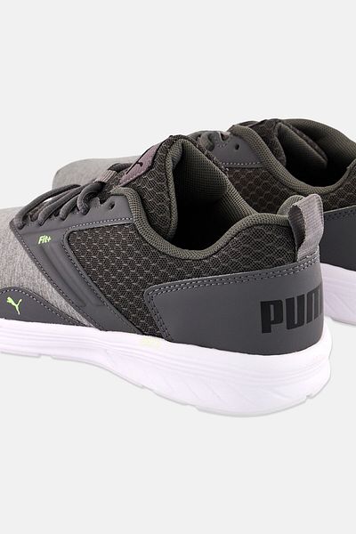 Puma Kids Boy Nrgy Comet Lace Up Training Shoes, Grey