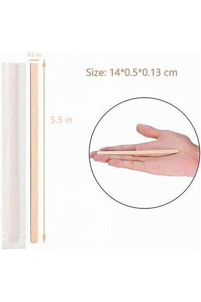 Other Multipurpose Coffee Stirrer Wooden Sticks, 200 Pieces