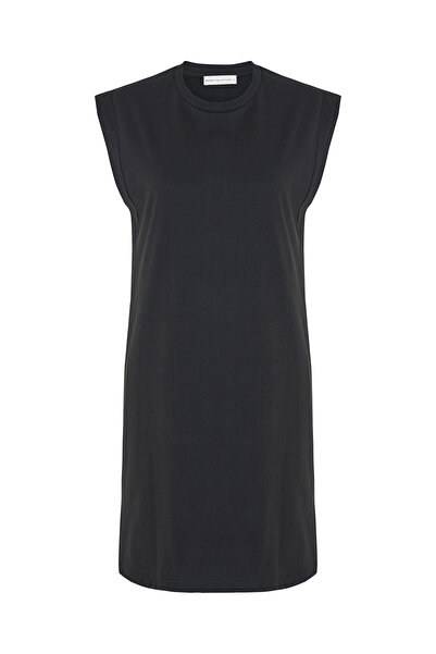 Mudo DÜZ KESİM KOLSUZ MİNİ ELBİSE