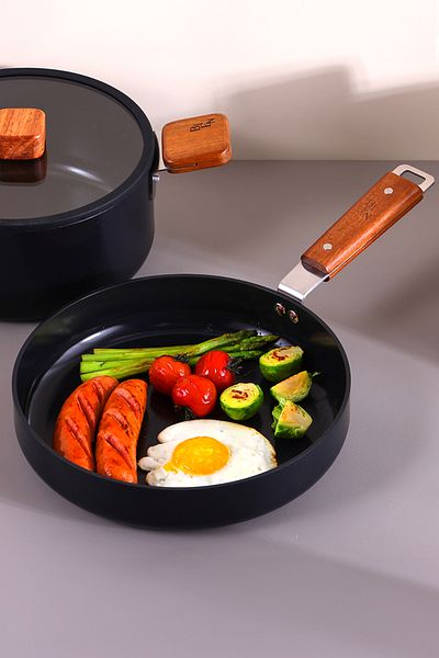 NEOFLAM Bıen Aluminum Cast Pan, Black 24cm