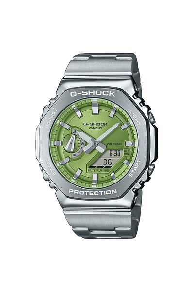 Casio Mens Watch Gm-2110d-3aer, Quartz, 44mm, 20atm
