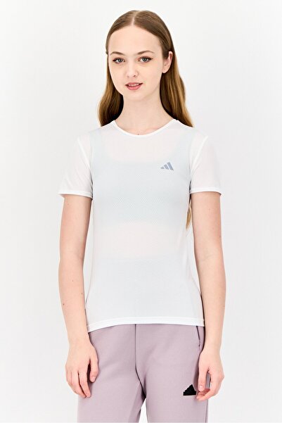 adidas Women Sportswear Fit Short Sleeves Training Tops, White