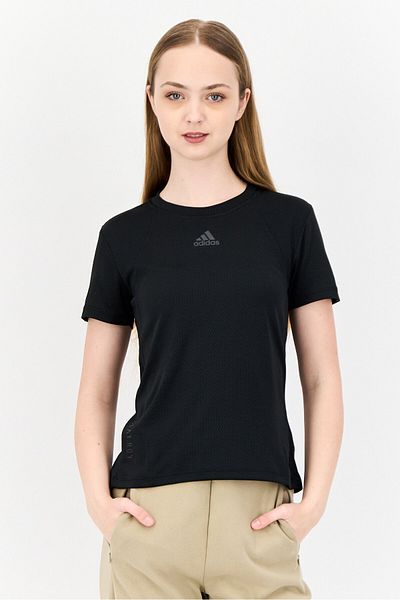 adidas Women Sportswear Fit Short Sleeve Training T-shirt, Black