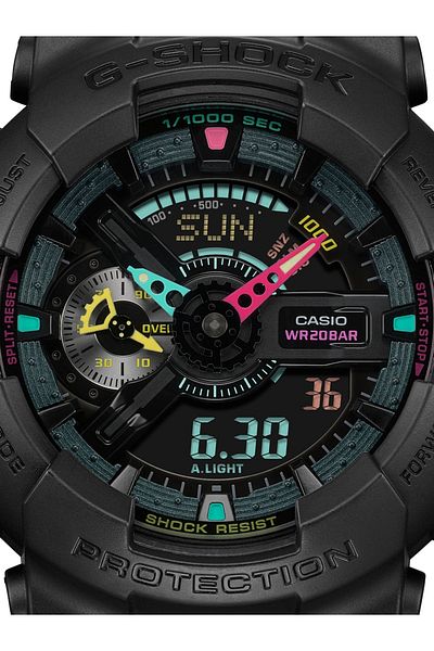 Casio Mens Watch Ga-110mf-1aer, Quartz, 51mm, 20atm