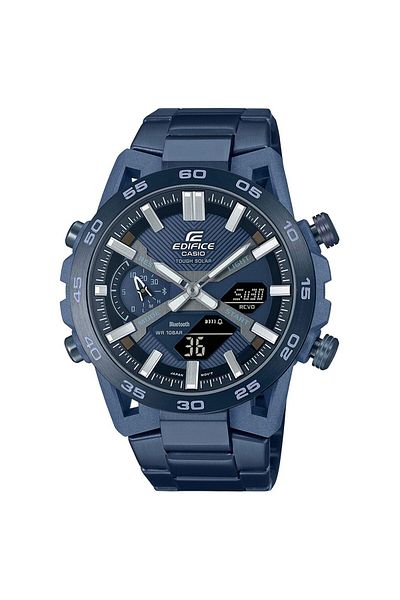 Casio Ceas bărbătesc Ecb-2000cb-2aef, cuarț, 48mm, 10atm