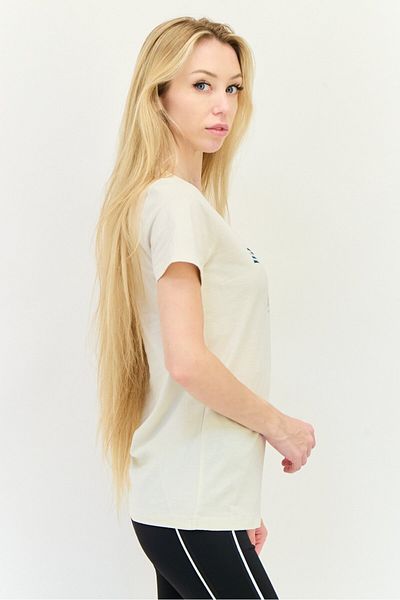 Puma Women Sportswear Fit Short Sleeves Running T-Shirt, Beige