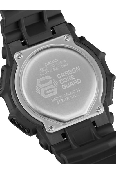 Casio Mens Watch GD-010-1ER, Quartz, 52mm, 20ATM