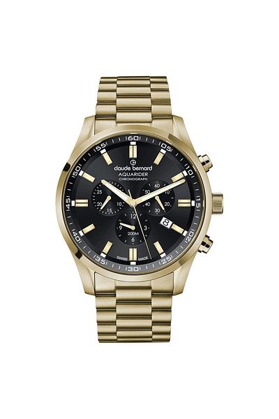 Claude Bernard Mens Watch 10222-37jm-nid, Quartz, 44mm, 20atm