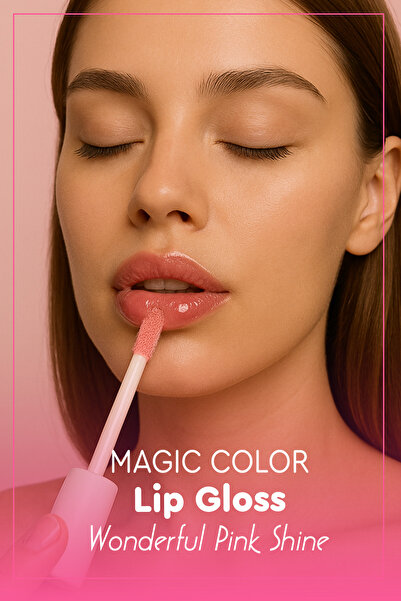 Dermavise Magic Color Lip Gloss Renk Değiştiren Nemlendirici Etkili Parlak Görünümlü Kalıcı Etkili