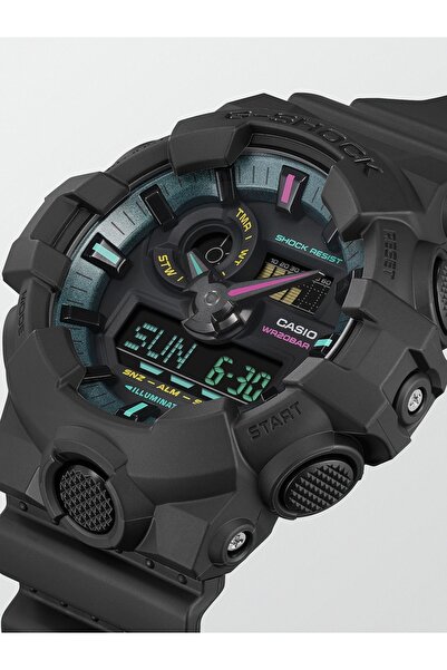 Casio Mens Watch GA-700MF-1AER, Quartz, 53mm, 20ATM