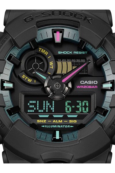 Casio Mens Watch Ga-700mf-1aer, Quartz, 53mm, 20atm