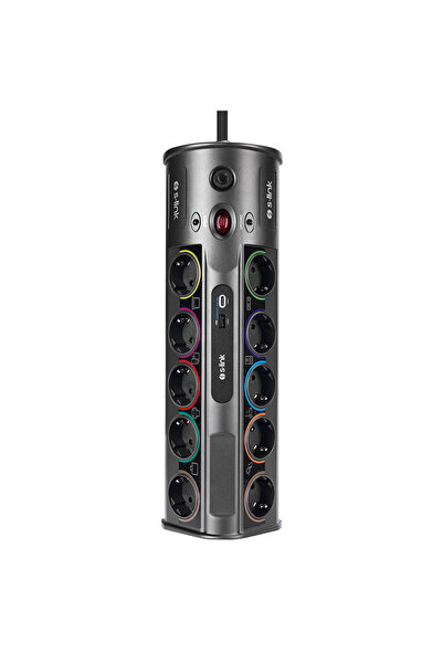 S-LINK Swapp Sp10af_usb 3.1a 1.8m 1.5mm2 10lu Akım Kor. Gri