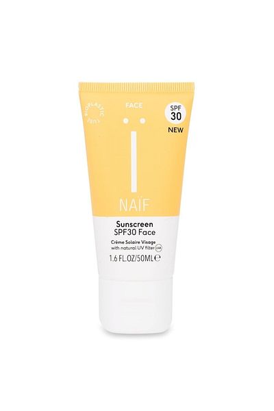 Naif Cremă solară naturală SPF30 pentru față, 50 ml