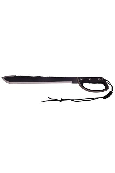 Depox Sabie de vânătoare Ideallstore®, British Rebellion, mâner din cauciuc, 61 cm, teacă inclusă
