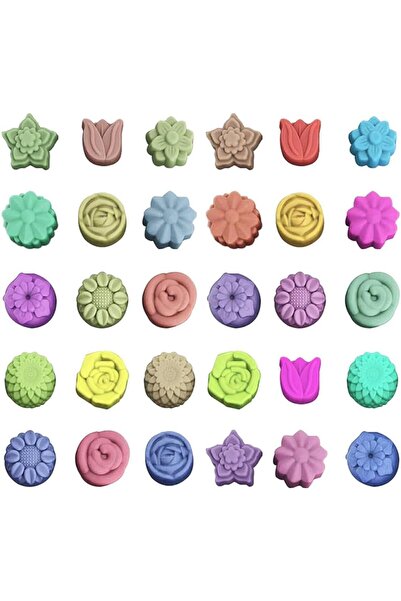 Yelajoy 5-Piece Silicone Chocolate Mold Set with 2 Droppers, Food Grade Non-S...