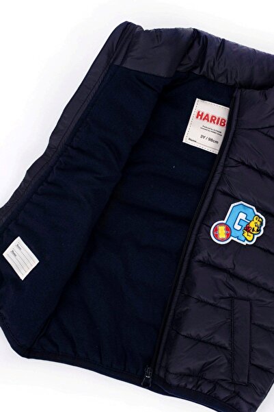 Haribo Licensed Boys' Padded Vest for Ages 3-8 - Navy Blue