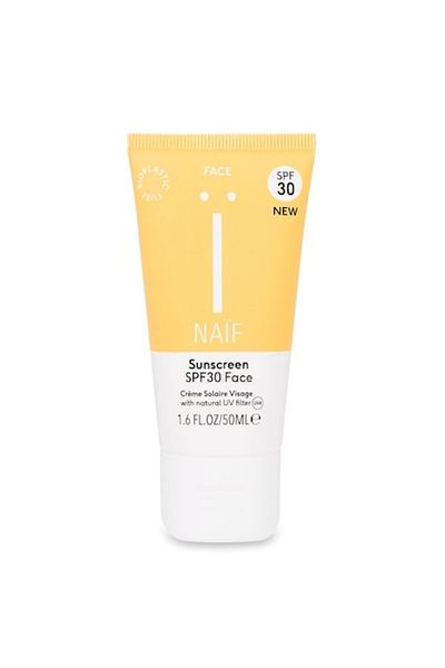 Naif Cremă solară naturală SPF30 pentru față, 50 ml