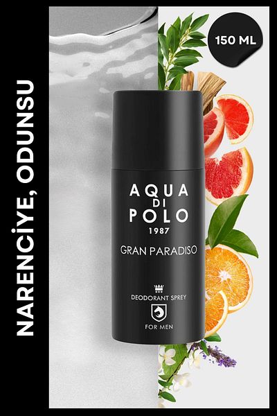 Aqua Di Polo 1987 Gran Paradiso Deodorant 150 Ml Men Appdgr03ed
