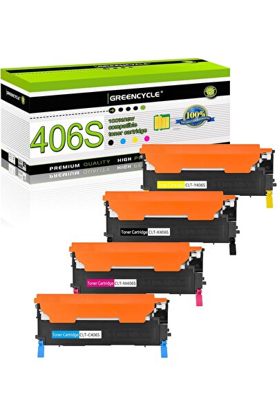 Samsung CLT-406S Used for CLP-360 CLP-365 CLX-3300 SL-C410W Xpress C460FW C46...