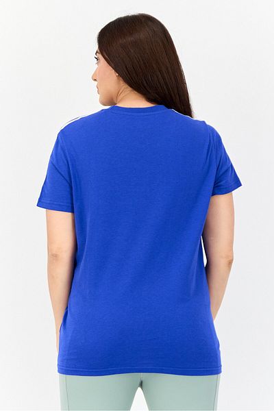 adidas Women Sportswear Fit Short Sleeve Outdoor T Shirt, Blue