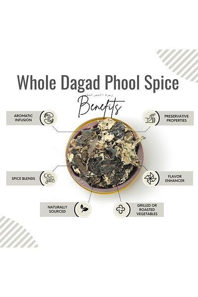 AWAFI MILL Dagad Phool | kalpasi - Bottle of 100 gram / 3.5 Oz