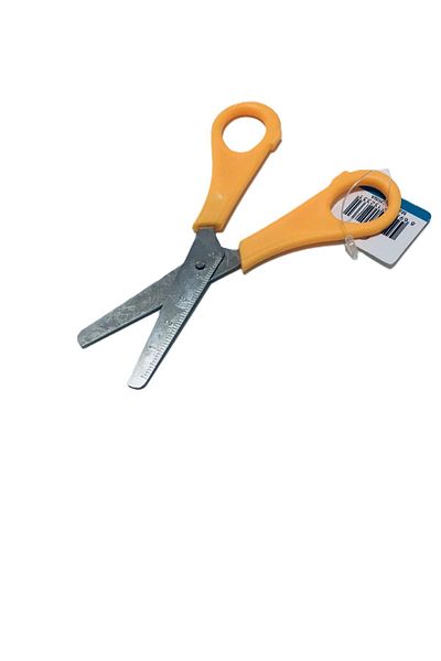 BEESTAR Eco Paper Scissors with Ruler & 13 Cm-Yellow