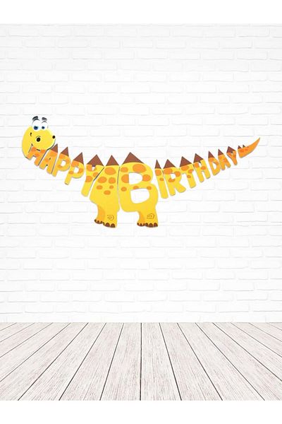 Parti Adresi Τυπικό γράμμα Dinosaur Happy Birthday