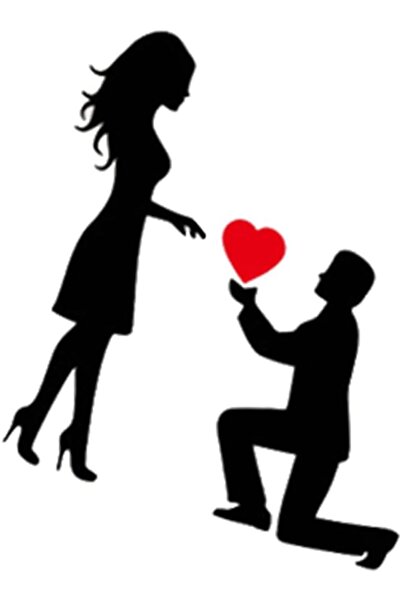 KURT Reklam Araba Evlilik Teklifi Çıkartması 15*20 Cm