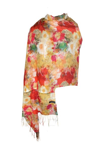 DACSHOP Shawl - Multicolor - Floral