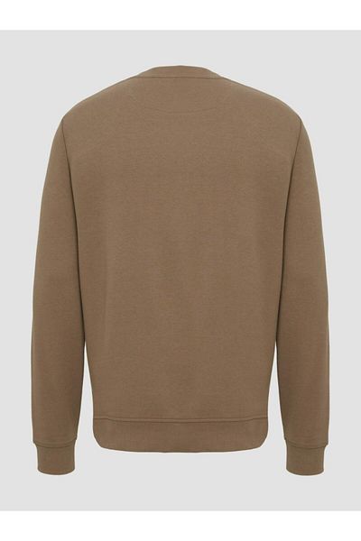 s.Oliver Men's Simple Blouse Made Of Cotton And Viscose Blend, Regular Fit, Brown, S