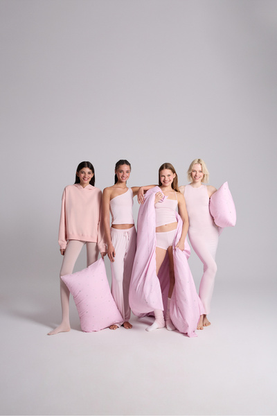 Capsule of us Ari Oversize Sweatshirt - Pembe