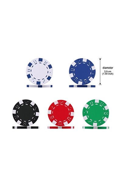 ACTION ONE Poker Game 300 chips 11.5g in aluminum case