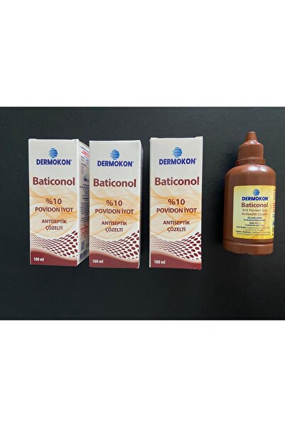 BATİQON Ix Povidon Iyot Çözelti Dökme 50 ml X 3