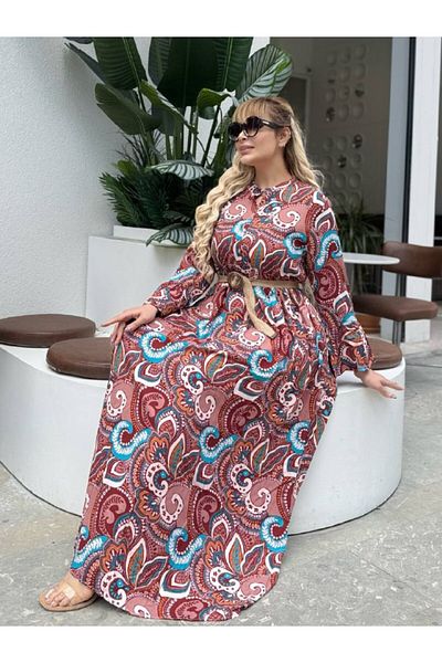 LİKRA ROCHIE DE FEMEIE MĂRIME MARE, GULER, MÂNECĂ SPANIOLEȚĂ, ȚESUTĂ DE VISCOSĂ