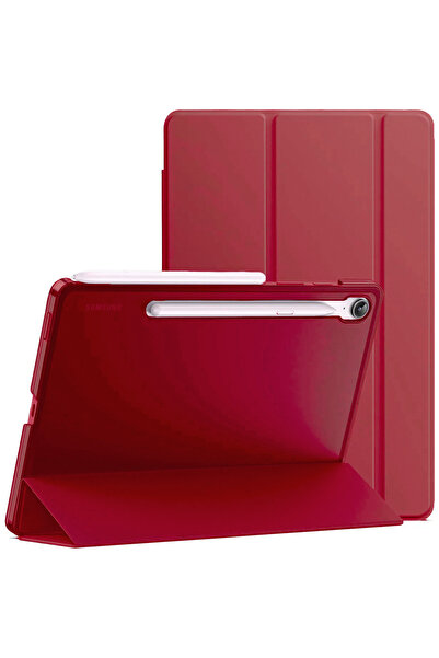 TEKNETSTORE Galaxy Tab S9 Fe/s10 Fe/S10 Lite 10.9 Kılıf Akıllı Smart Uyku Modlu Standlı Arkası Renkli Kapak