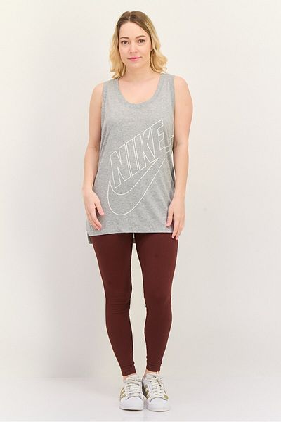 Nike Women Sportswear Fit Brand Logo Sleeveless Outdoor Tank Top, Grey