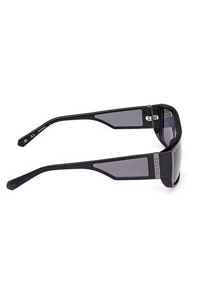 Guess Gu00136/s 01a Women's Sunglasses, Black, Rectangular, 60 Mm
