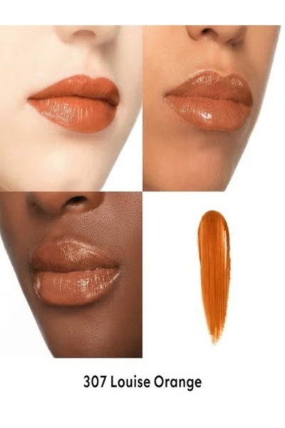 Gucci Glow & Care Shine Lipstick 307 Louise Orange - orange 0.06 oz/ 1.8 mL