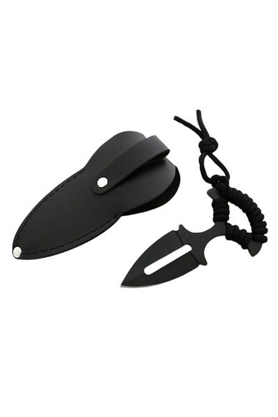 Depox Cuțit tactic IdeallStore®, Spear Commando, 13 cm, negru, teacă inclusă