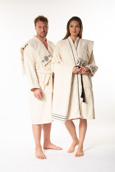 Bayev Set halate de baie cu motiv zestre Hitit 6 piese - Set de familie de design