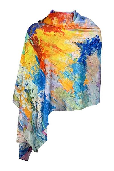 DACSHOP Shawl - Multicolor - Floral