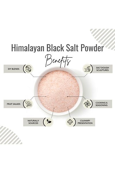 AWAFI MILL Himalayan Black Salt Powder | Kala Namak - Bottle of 100 gram / 3.5 Oz